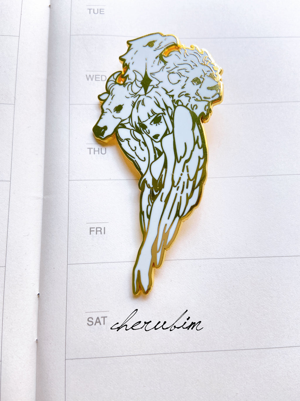 White Angel Pins